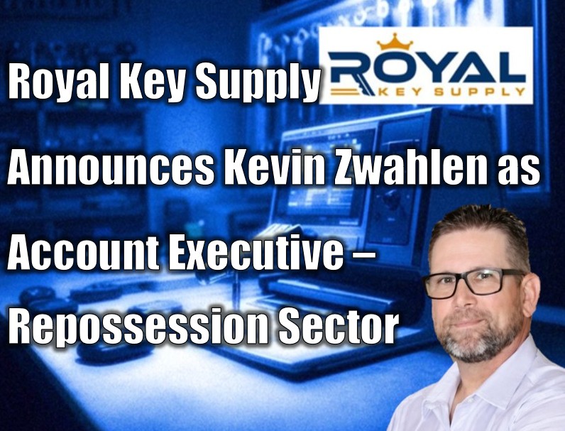Royal Key Supply Announces Kevin Zwahlen as Account Executive – Repossession Sector