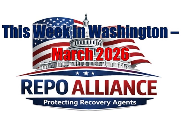 Repo Alliance - This Week in Washington – March 2026
