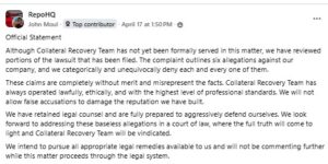 Defendant in LPR Data Lawsuit Makes First Public Statement