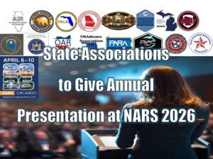 State Associations to Give Annual Presentation at NARS 2026