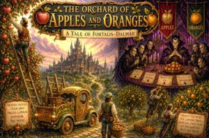 The Tale of the Orchard of Apples and Oranges