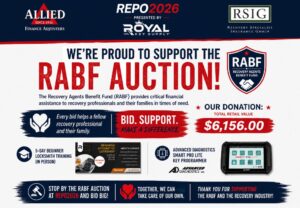 Attention REPO2026 Attendees: Don't miss the RABF Auction!