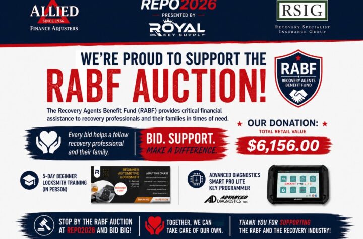 Attention REPO2026 Attendees: Don't miss the RABF Auction!