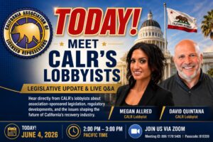 Reminder: Meet CALR's Lobbyists This Thursday