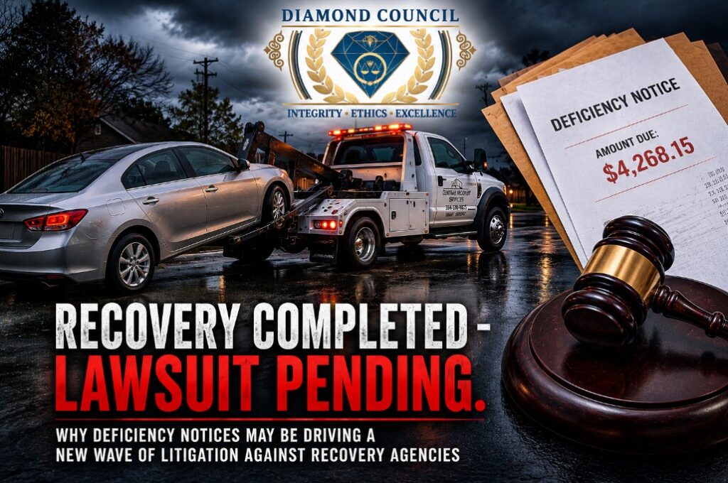 Recovery Completed - Lawsuit Pending