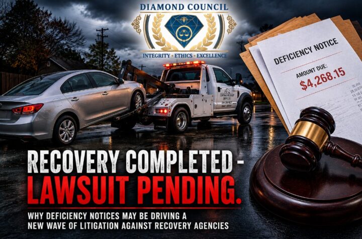 Recovery Completed - Lawsuit Pending