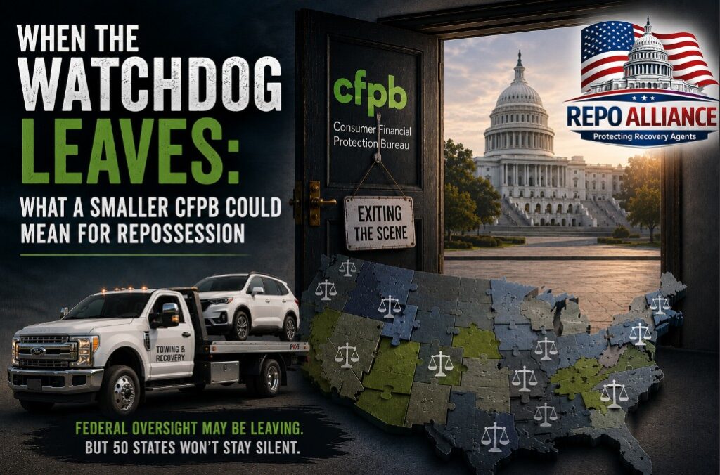 When the Watchdog Leaves: What a Smaller CFPB Could Mean for Repossession