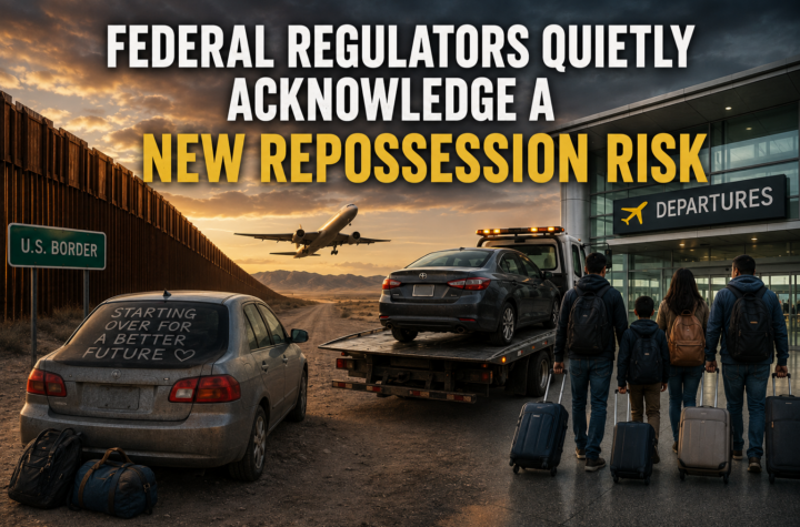 Federal Regulators Quietly Acknowledge a New Repossession Risk