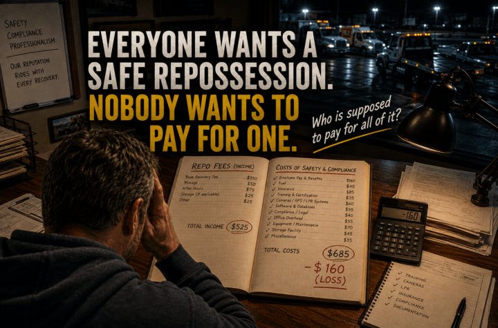 Everyone Wants a Safe Repossession. Nobody Wants to Pay for One