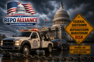 Federal Shutdown Threat Puts Repossession Moratorium Back on the Radar