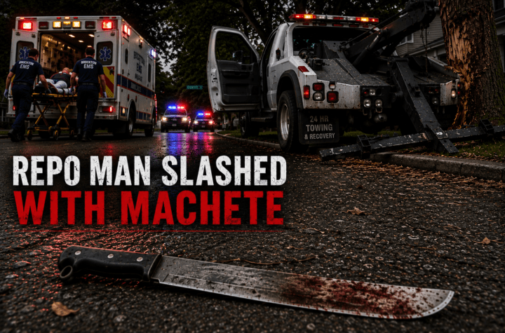 Repo Man Slashed with Machete During Repossession