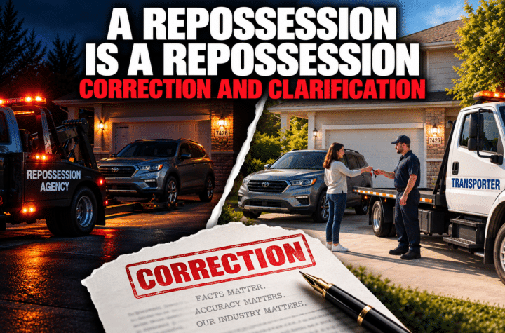 A Repossession Is a Repossession - Correction and Clarification