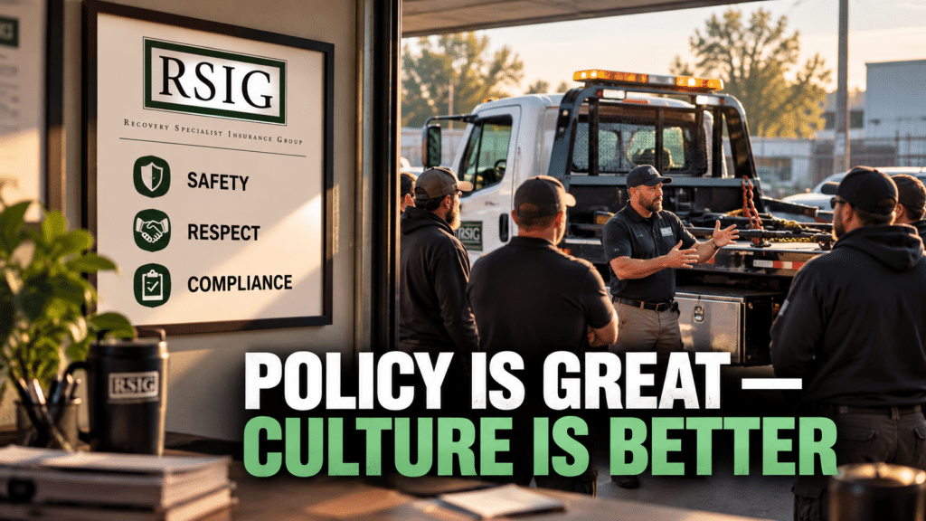 Policy is great – Culture is better