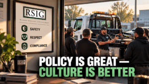 Policy is great – Culture is better