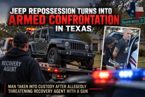 Jeep Repossession Turns into Armed Confrontation in Texas