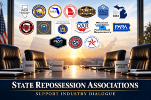State Repossession Associations Support ARA and Allied Finance Adjusters Call for Industry Dialogue