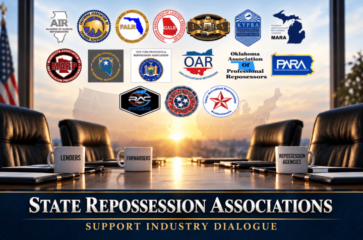 State Repossession Associations Support ARA and Allied Finance Adjusters Call for Industry Dialogue