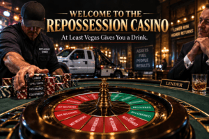 Welcome to the Repossession Casino — But Who Is Really Paying the Losing Bets?