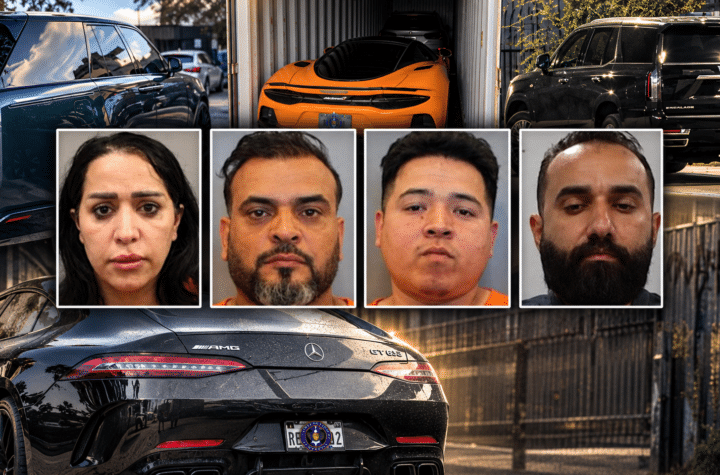 Five Charged in $3 Million Houston Luxury Vehicle Theft and Export Scheme