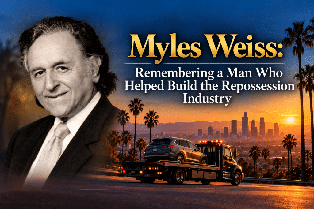 Myles Weiss: Remembering a Man Who Helped Build the Repossession Industry
