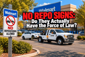 NO REPO SIGNS: Do They Actually Have the Force of Law?